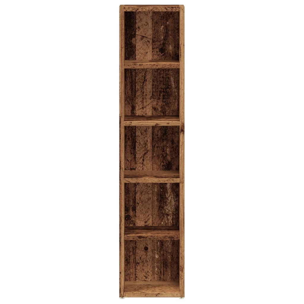 Έπιπλα για CD 2 τεμ. Παλαιό Ξύλο 21x16x93,5 εκ. από Επξ. Ξύλο - Pakobazaar