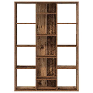 Διαχωριστικό/Βιβλιοθήκη Παλιό Ξύλο 100x24x140εκ από Μοριοσανίδα