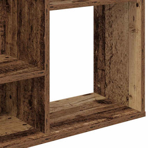 Διαχωριστικό/Βιβλιοθήκη Παλιό Ξύλο 100x24x140εκ από Μοριοσανίδα