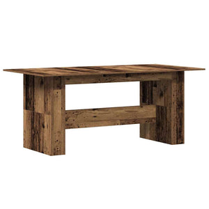 Τραπέζι τραπεζαρίας Παλιό ξύλο 180x90x76 cm Ξύλινη κατασκευή