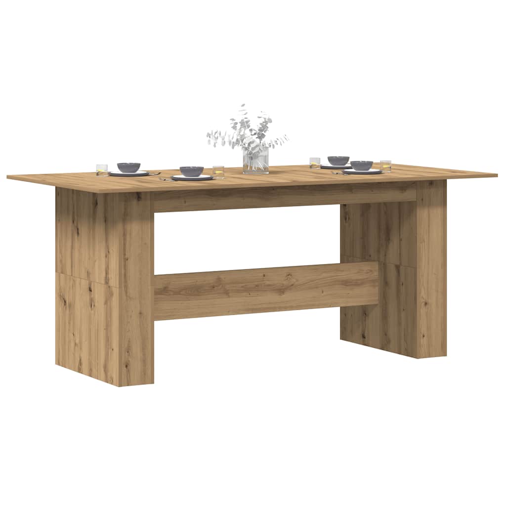 Τραπεζαρία Artisan Oak 180x90x76 cm Ξύλινη κατασκευή