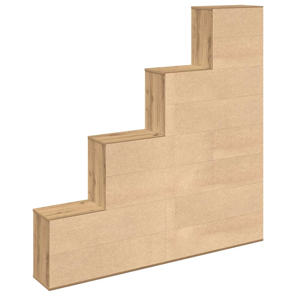 Ντουλάπι βιβλίων Artisan Oak 157x24x160 cm Κατασκευασμένο ξύλο