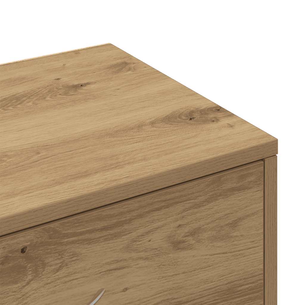 Συρταριέρα με 6 Συρτάρια Τεχνίτης Δρυς 50x34x96 εκ. Μοριοσανίδα