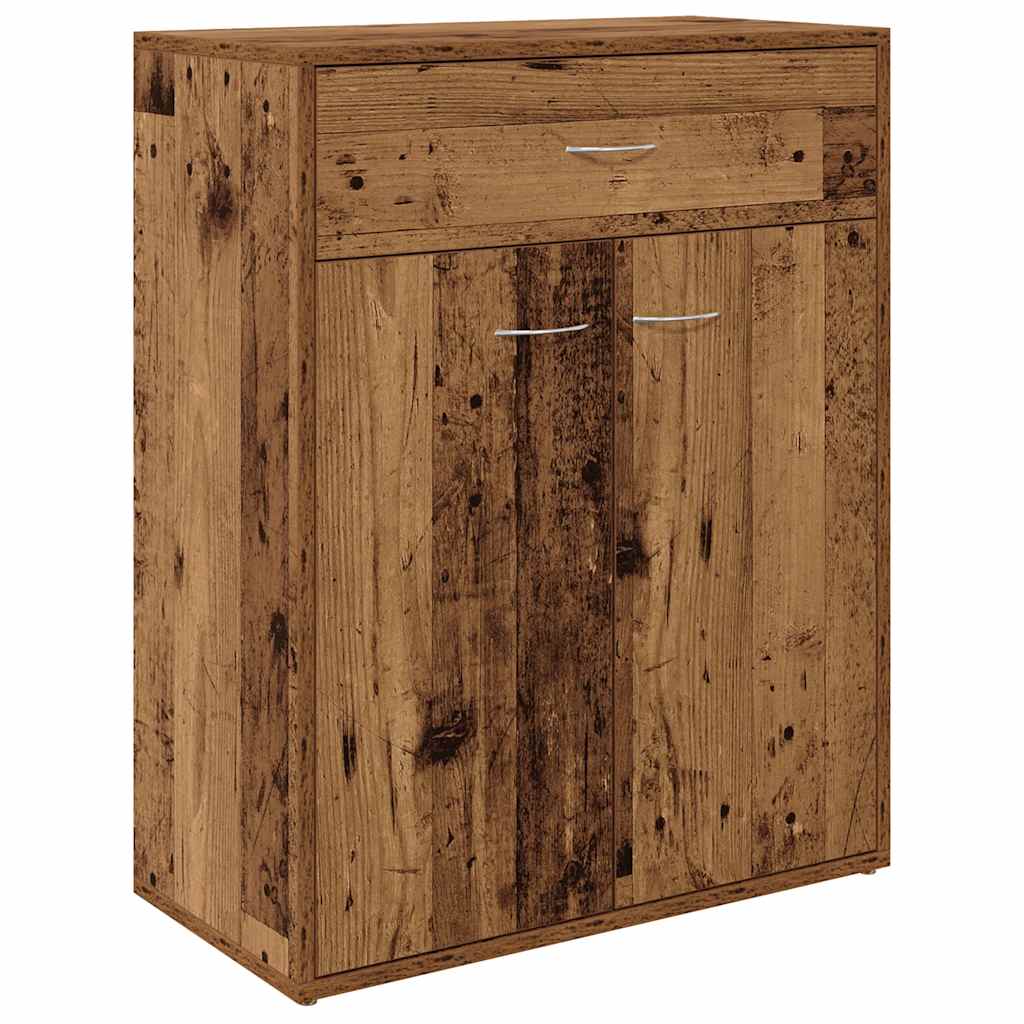 Sideboard Παλιό ξύλο 60x30x75 cm Ξύλο μηχανής - Pakobazaar