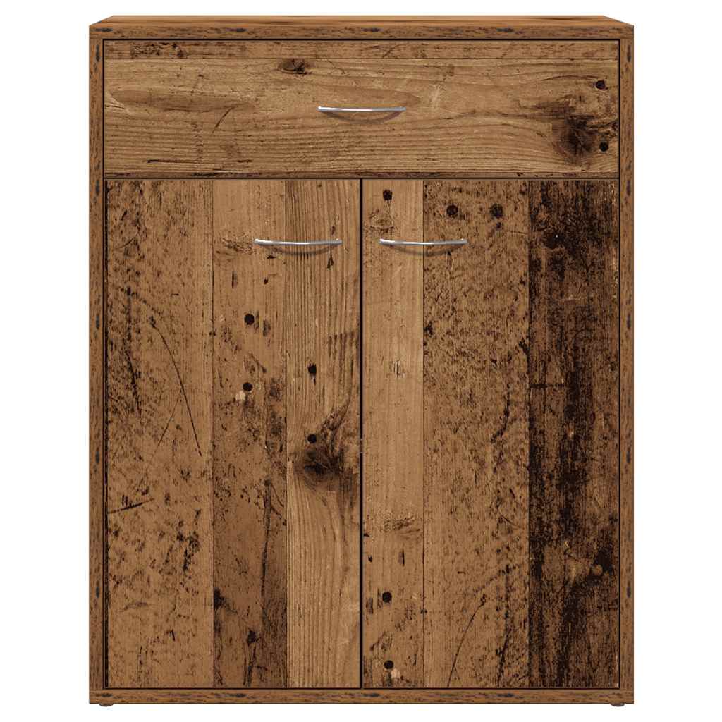 Sideboard Παλιό ξύλο 60x30x75 cm Ξύλο μηχανής - Pakobazaar
