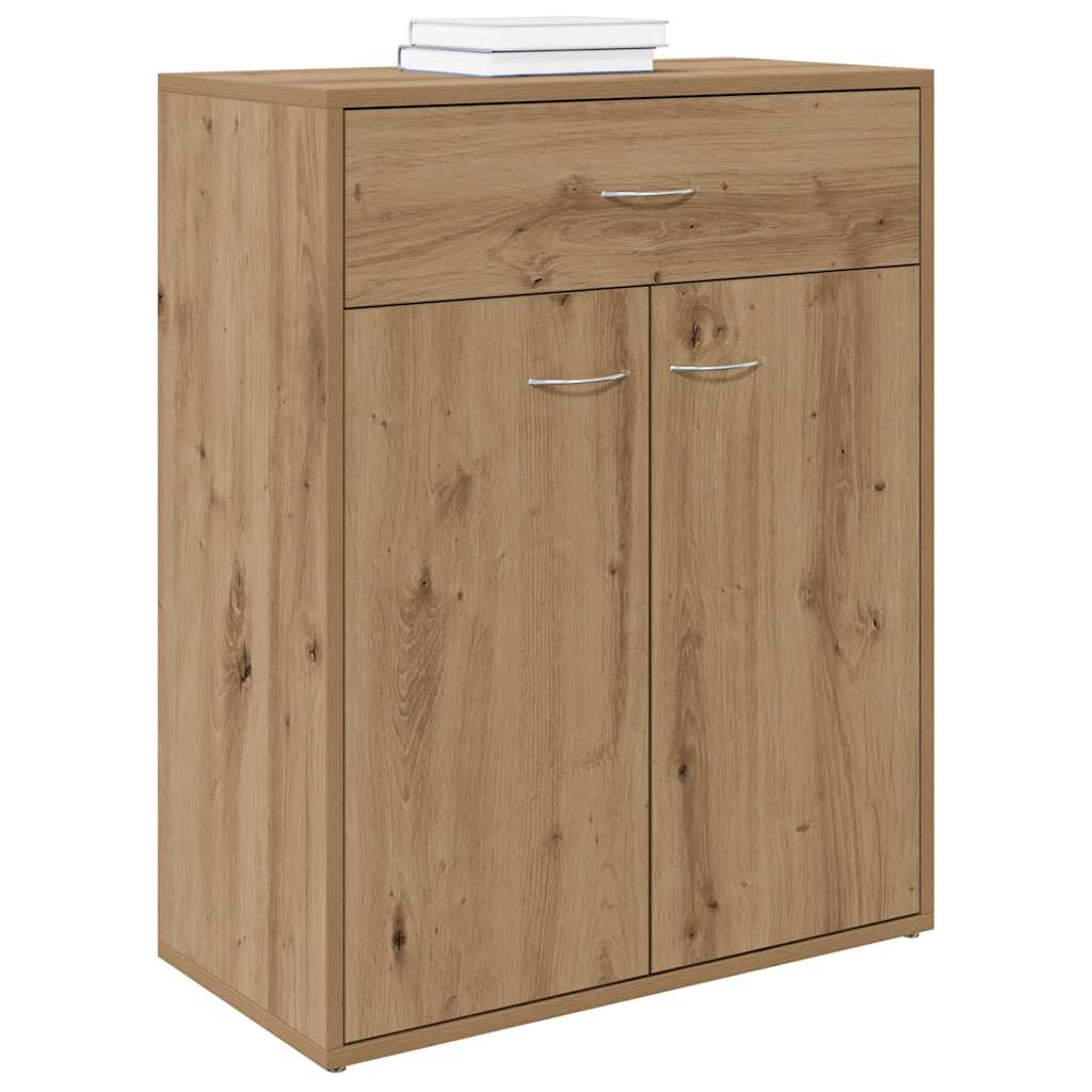 Sideboard Artisan Oak 60x30x75 cm Κατασκευασμένο ξύλο