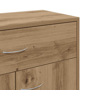Sideboard Artisan Oak 60x30x75 cm Κατασκευασμένο ξύλο