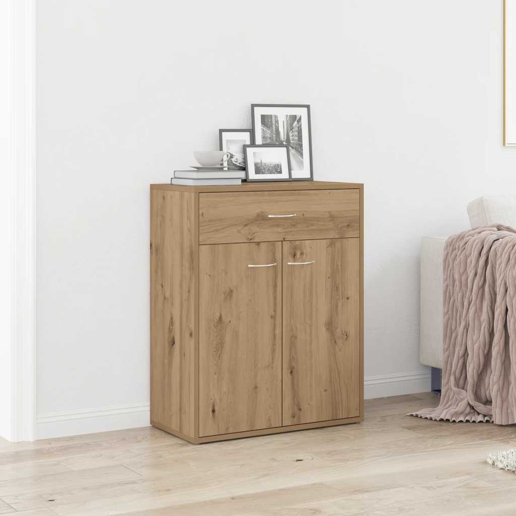 Sideboard Artisan Oak 60x30x75 cm Κατασκευασμένο ξύλο