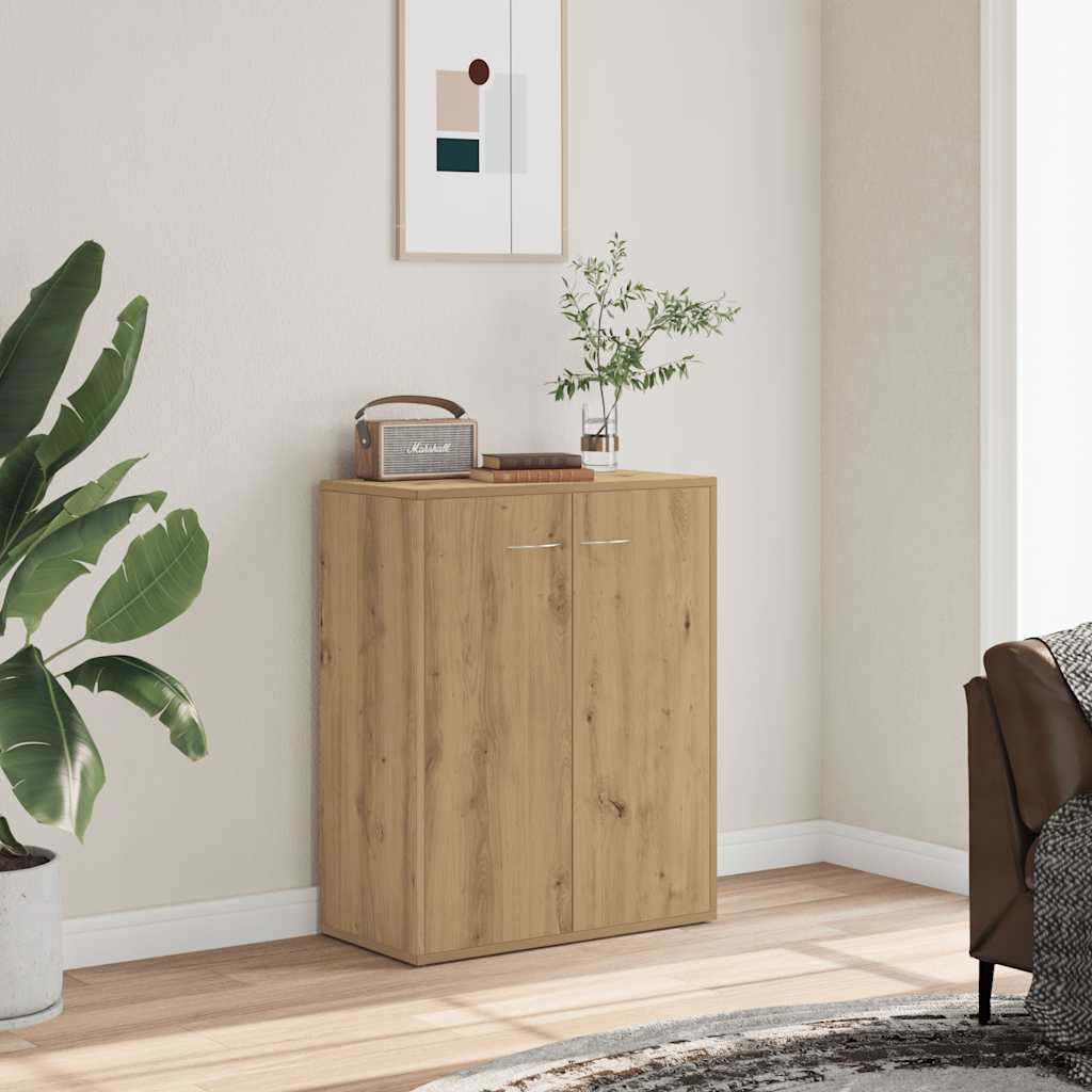 Sideboard Artisan Oak 60x30x75 cm Κατασκευασμένο ξύλο - Pakobazaar