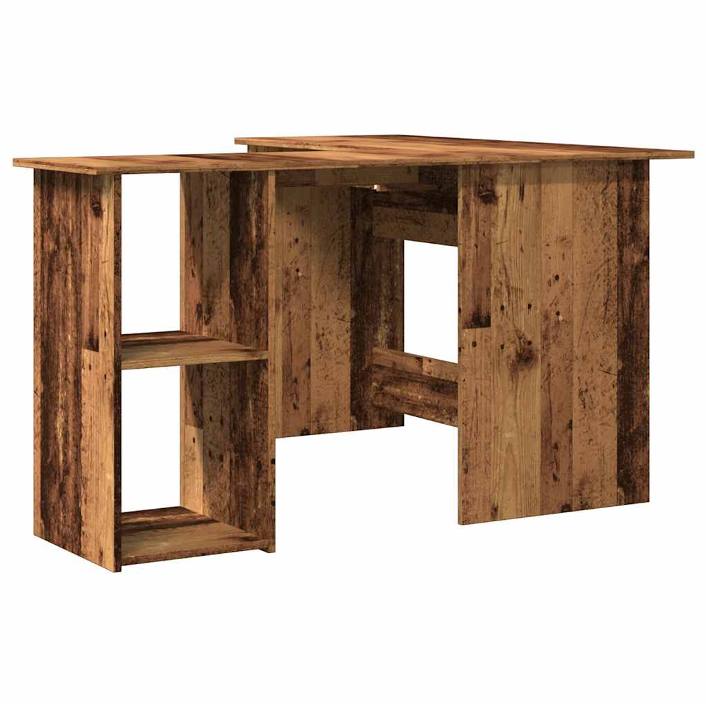 Γραφείο Γωνιακό Παλιό Ξύλο 120x140x75 εκ. Επεξεργασμένο Ξύλο - Pakobazaar
