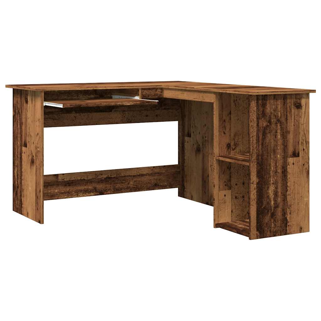 Γραφείο Γωνιακό Παλιό Ξύλο 120x140x75 εκ. Επεξεργασμένο Ξύλο - Pakobazaar