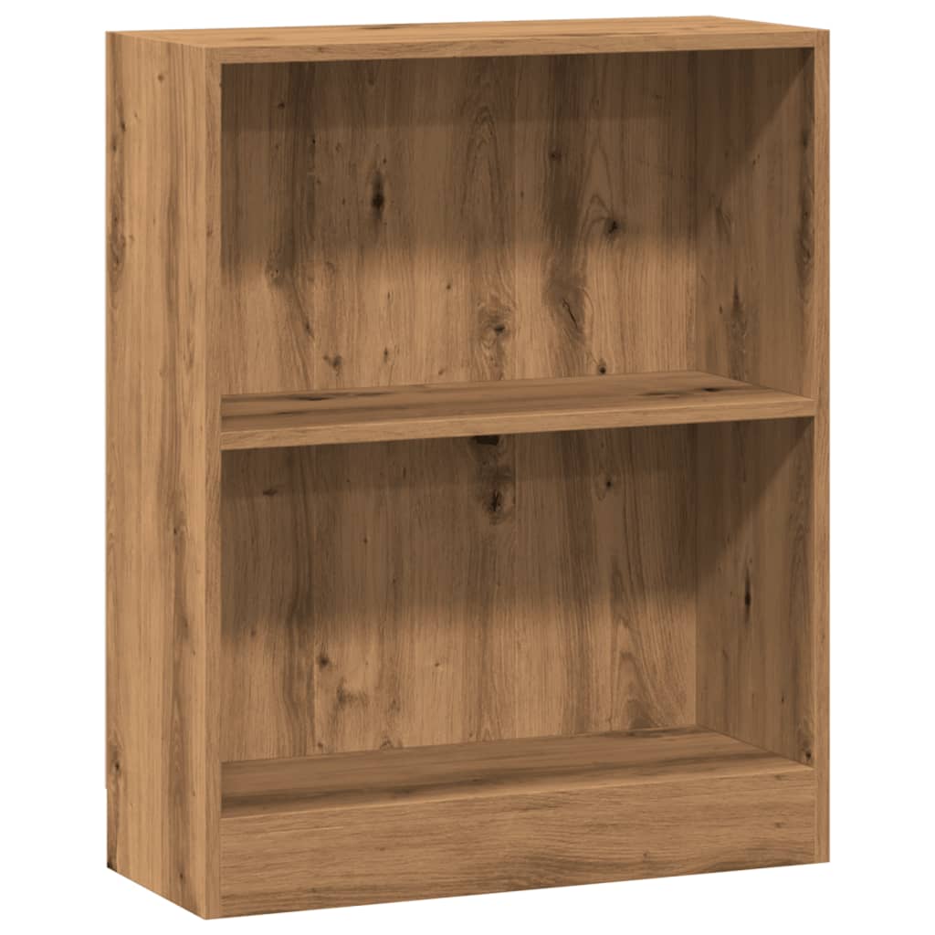 Βιβλιοθήκη Αρτισιανή Δρυς 60x24x76 εκ. από Επεξεργασμένο Ξύλο - Pakobazaar