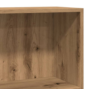 Βιβλιοθήκη Αρτισιανή Δρυς 60x24x76 εκ. από Επεξεργασμένο Ξύλο - Pakobazaar