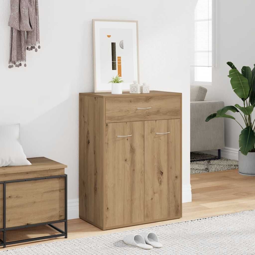 Παπουτσοθήκη Αρτισιανή Δρυς 60x35x84 εκ. Επεξεργασμένο Ξύλο - Pakobazaar