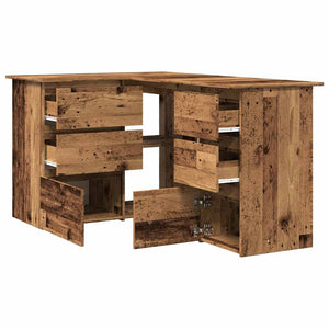 Γωνιακό γραφείο  Παλιό ξύλο 145x100x76 cm Κατασκευασμένο ξύλο - Pakobazaar
