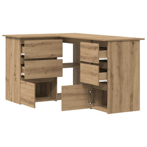 Γωνιακό γραφείο Artisan Oak 145x100x76 cm Κατασκευασμένο ξύλο - Pakobazaar