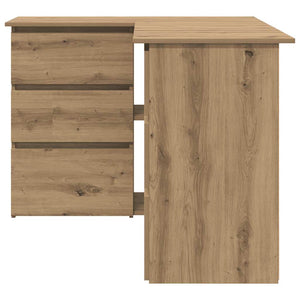 Γωνιακό γραφείο Artisan Oak 145x100x76 cm Κατασκευασμένο ξύλο - Pakobazaar