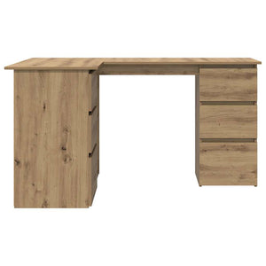 Γωνιακό γραφείο Artisan Oak 145x100x76 cm Κατασκευασμένο ξύλο - Pakobazaar
