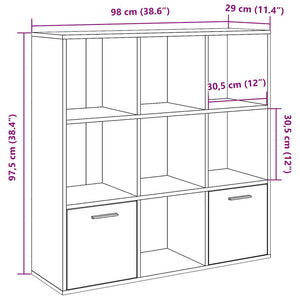 Βιβλιοθήκη 98x29x97,5 εκ. από Επεξεργασμένο Ξύλο