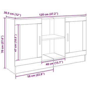 Βιβλιοθήκη Artisan Δρυς 98x29x97,5 εκ. Επεξεργασμένο Ξύλο