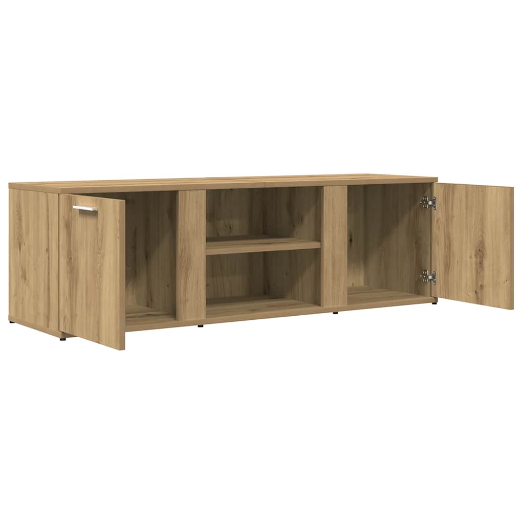 Έπιπλο Τηλεόρασης Τεχνίτης Δρυς 120x34x37 εκ. Επεξ. Ξύλο - Pakobazaar