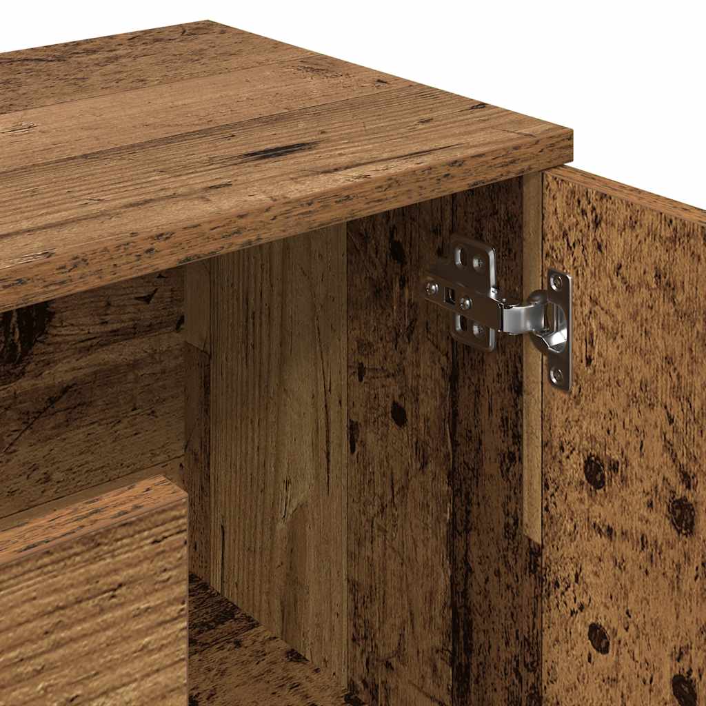 Μπουφές Όψη Παλαιού Ξύλου 90x29,5x65 εκ. Επεξεργασμένο Ξύλο