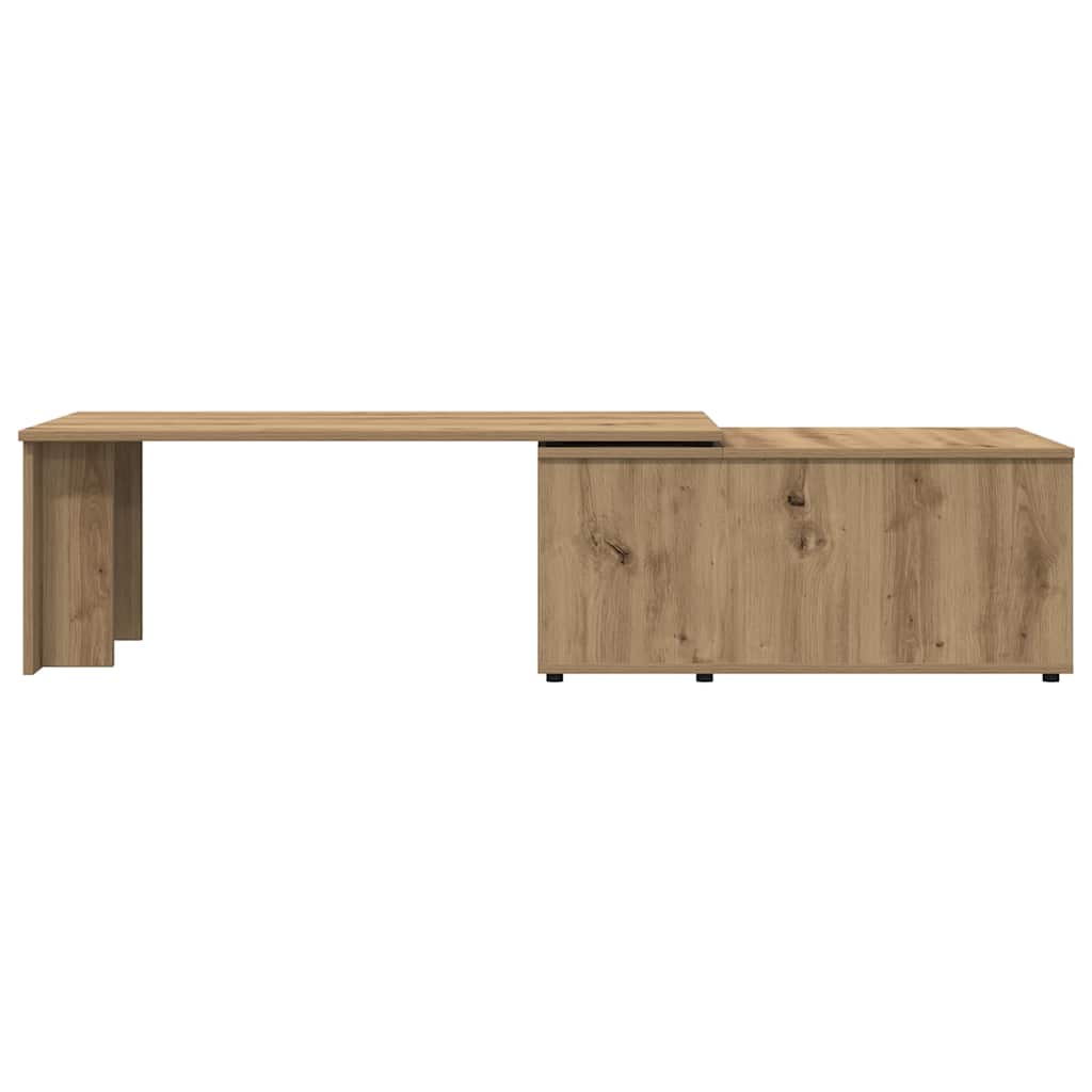 Τραπεζάκι σαλονιού Artisan Oak 150x50x35 cm Κατασκευασμένο ξύλο - Pakobazaar