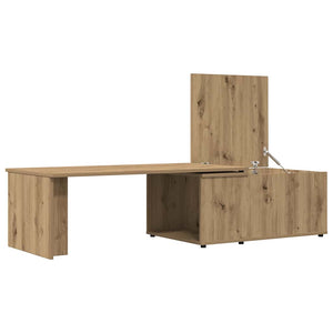 Τραπεζάκι σαλονιού Artisan Oak 150x50x35 cm Κατασκευασμένο ξύλο - Pakobazaar