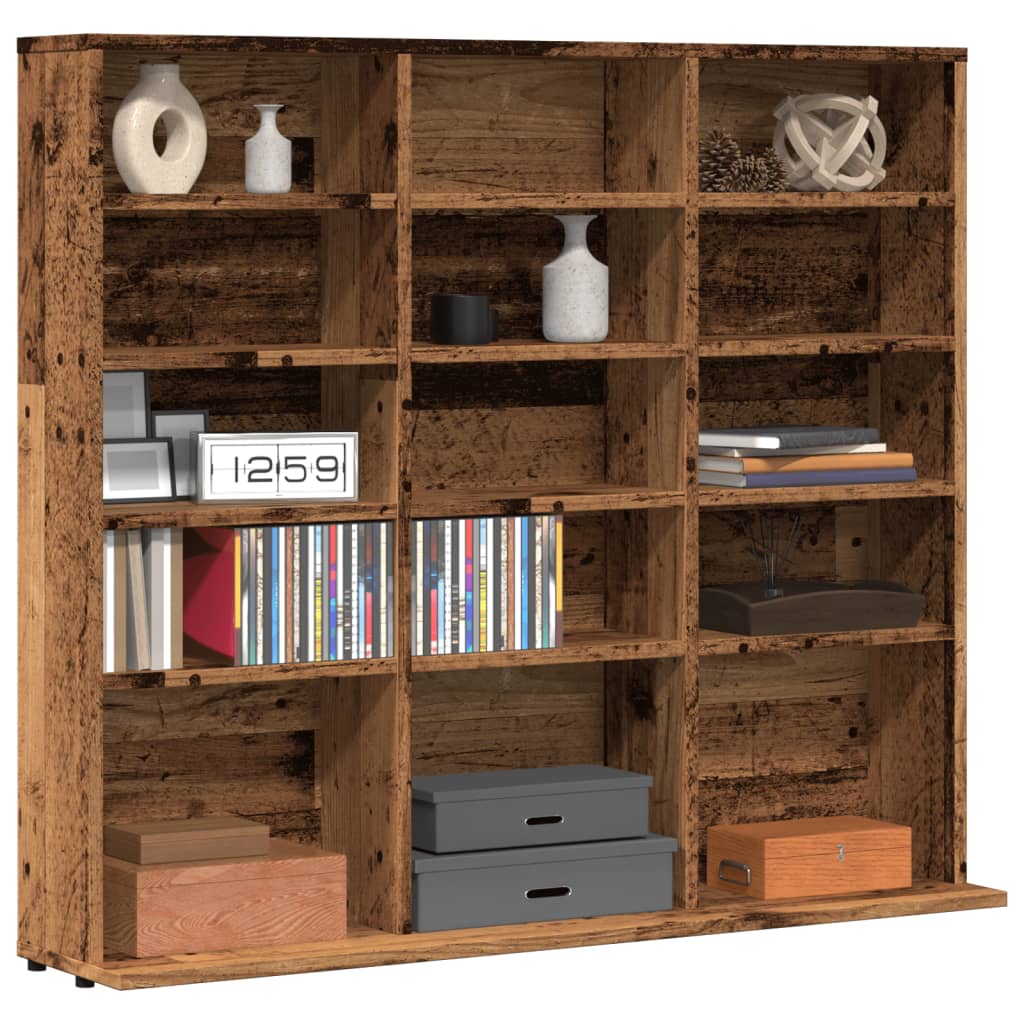 Ντουλάπι CD Παλιό ξύλο 100x23x89,5 cm Ξύλο μηχανικής κατασκευής - Pakobazaar