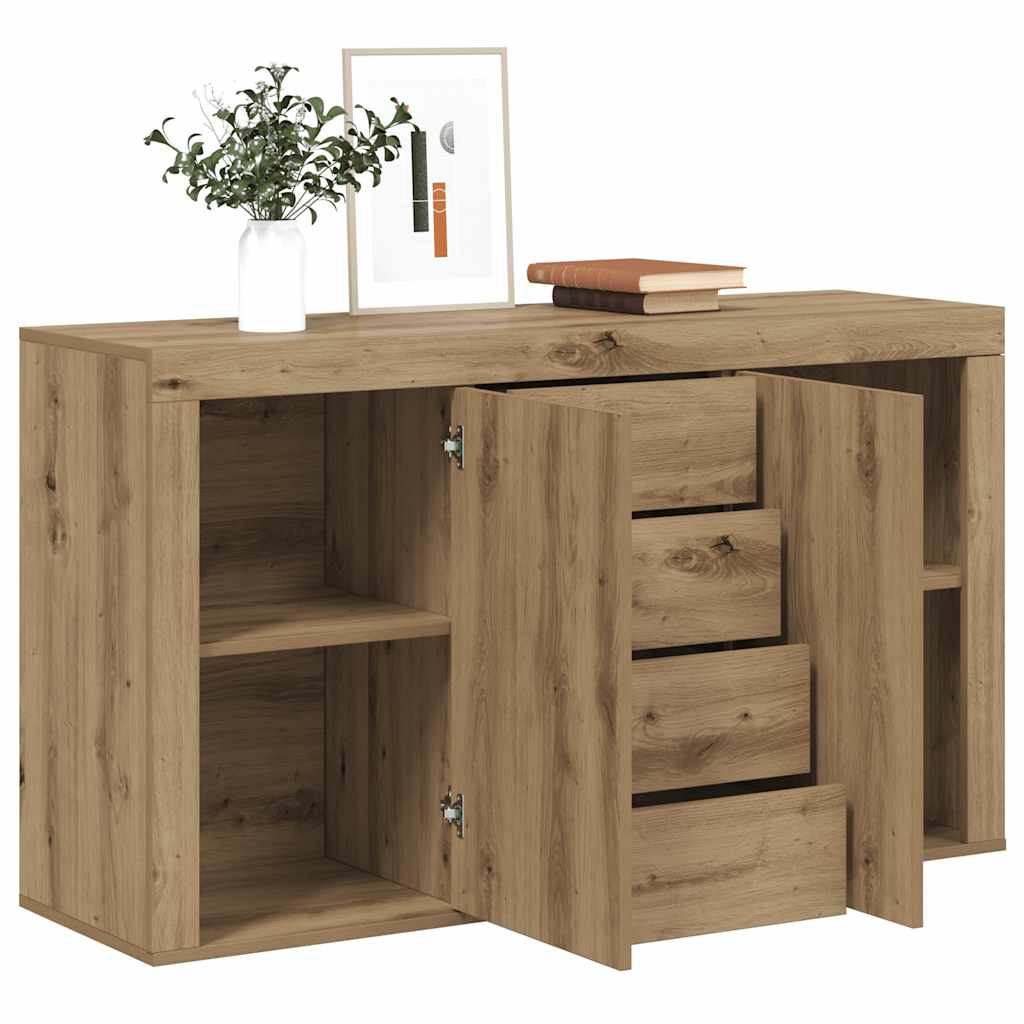 Σκευοθήκη Δρυς τεχνίτης 120x36x69 cm Κατασκευασμένο ξύλο