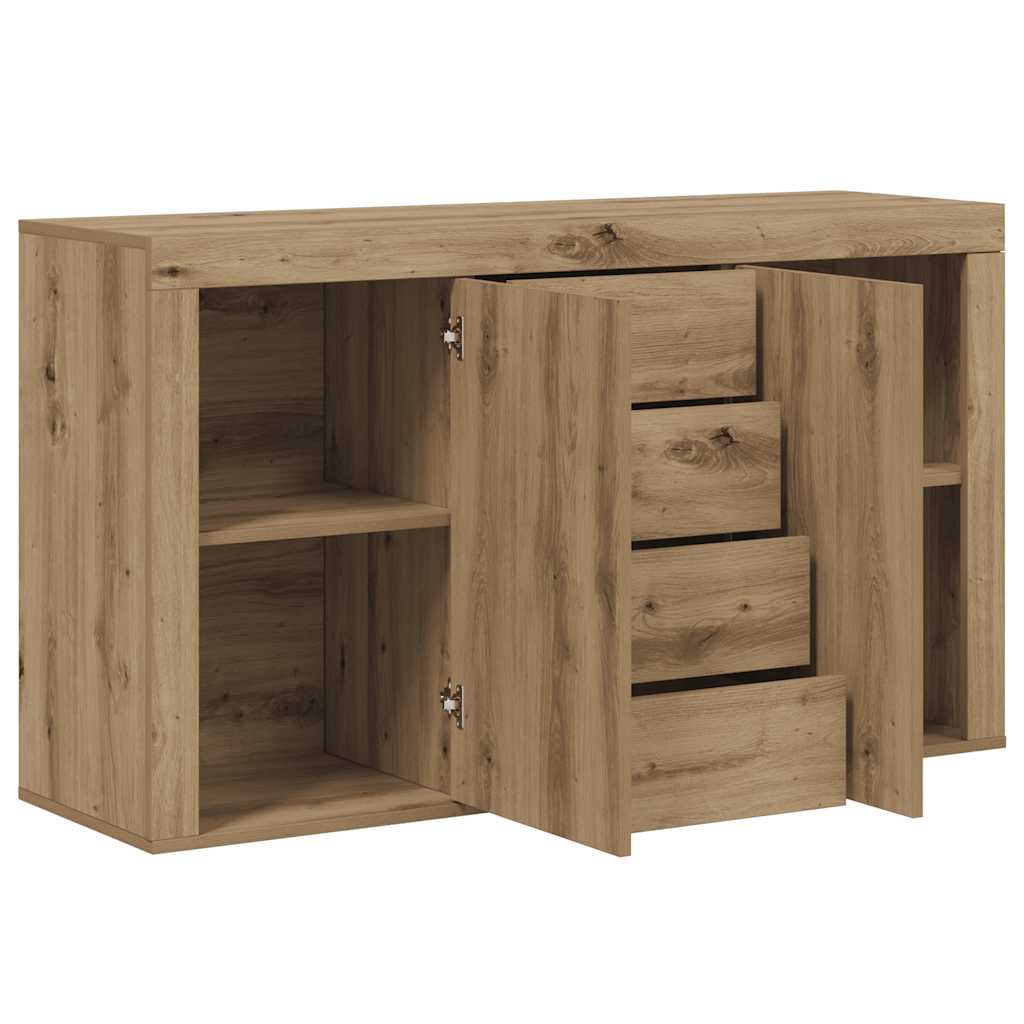Σκευοθήκη Δρυς τεχνίτης 120x36x69 cm Κατασκευασμένο ξύλο
