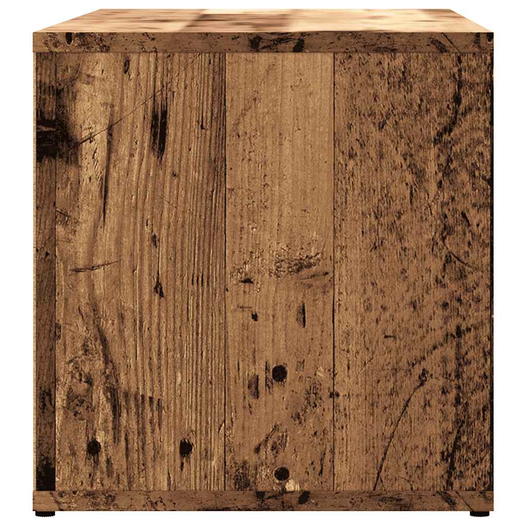 ντουλάπι τηλεόρασης  Παλιό ξύλο 80x34x35,5cm Κατασκευασμένο ξύλο