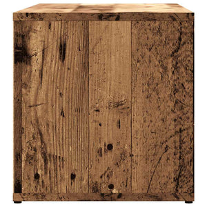 ντουλάπι τηλεόρασης  Παλιό ξύλο 80x34x35,5cm Κατασκευασμένο ξύλο