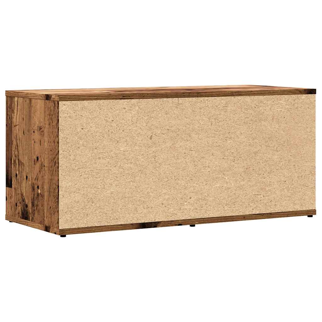ντουλάπι τηλεόρασης  Παλιό ξύλο 80x34x35,5cm Κατασκευασμένο ξύλο