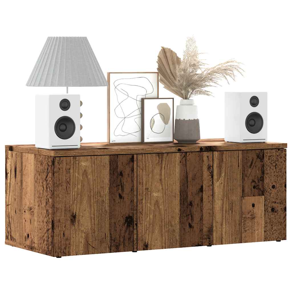 ντουλάπι τηλεόρασης  Παλιό ξύλο 80x34x30 cm Κατασκευασμένο ξύλο - Pakobazaar