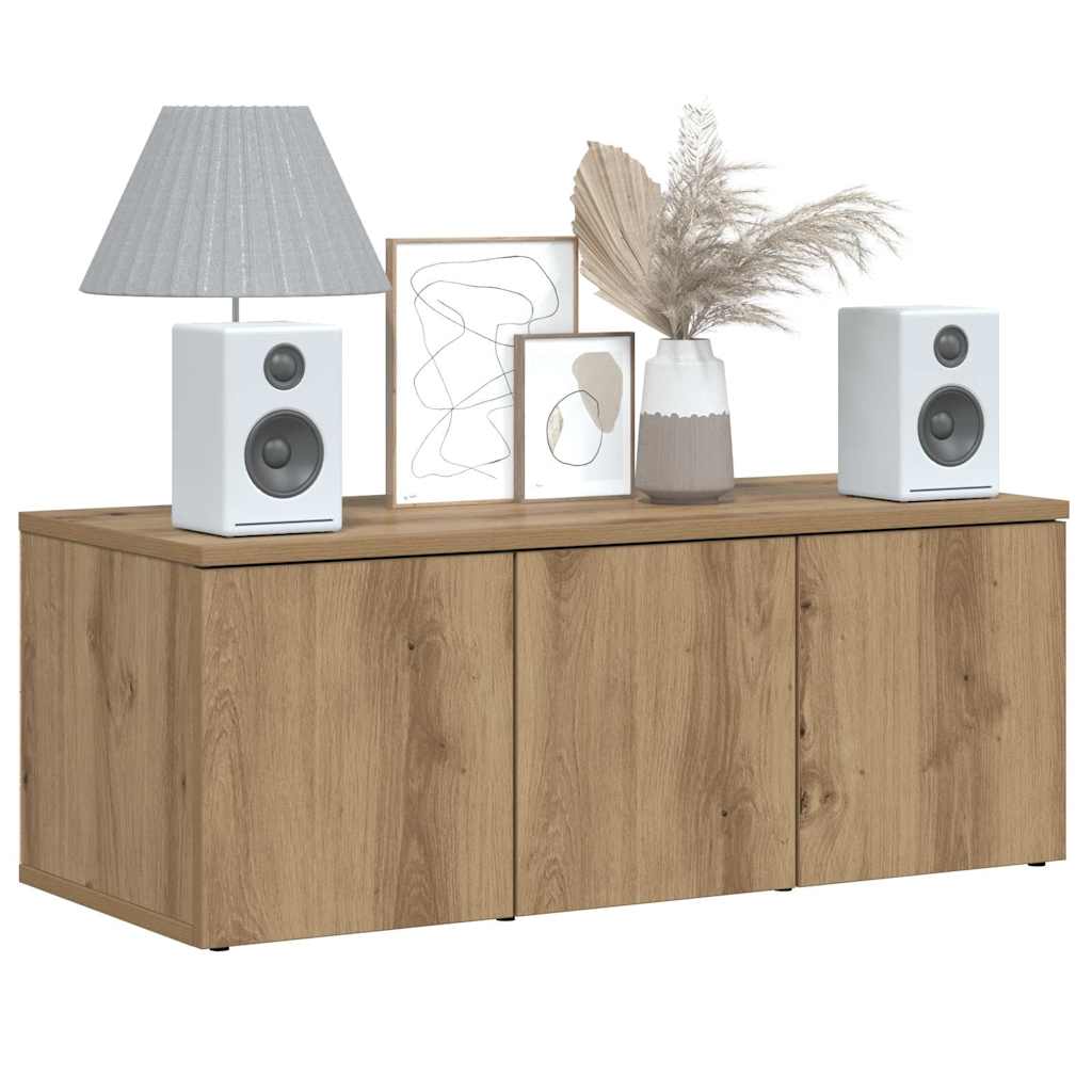 ντουλάπι τηλεόρασης  Artisan Oak 80x34x30 cm Κατασκευασμένο ξύλο