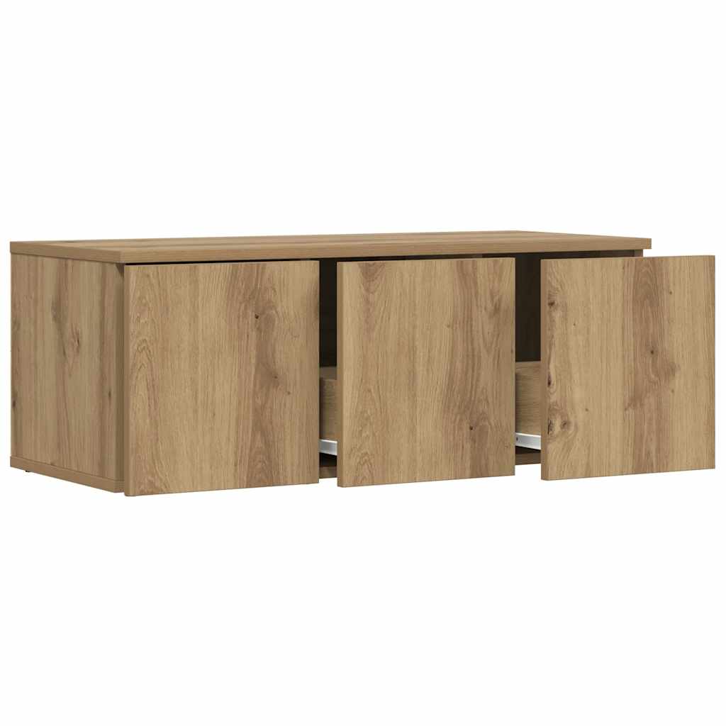 ντουλάπι τηλεόρασης  Artisan Oak 80x34x30 cm Κατασκευασμένο ξύλο
