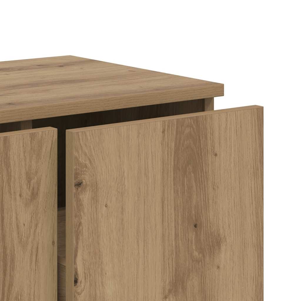ντουλάπι τηλεόρασης  Artisan Oak 80x34x30 cm Κατασκευασμένο ξύλο