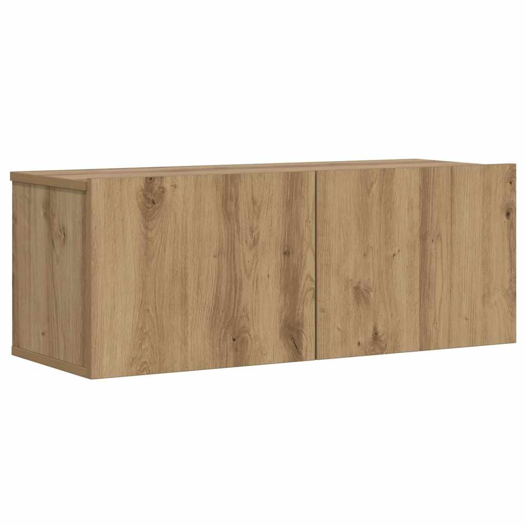 Επίτοιχο ντουλάπι τηλεόρασης Artisan Oak 80x30x30 cm - Pakobazaar