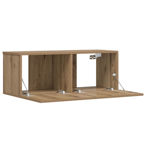 Επίτοιχο ντουλάπι τηλεόρασης Artisan Oak 80x30x30 cm - Pakobazaar