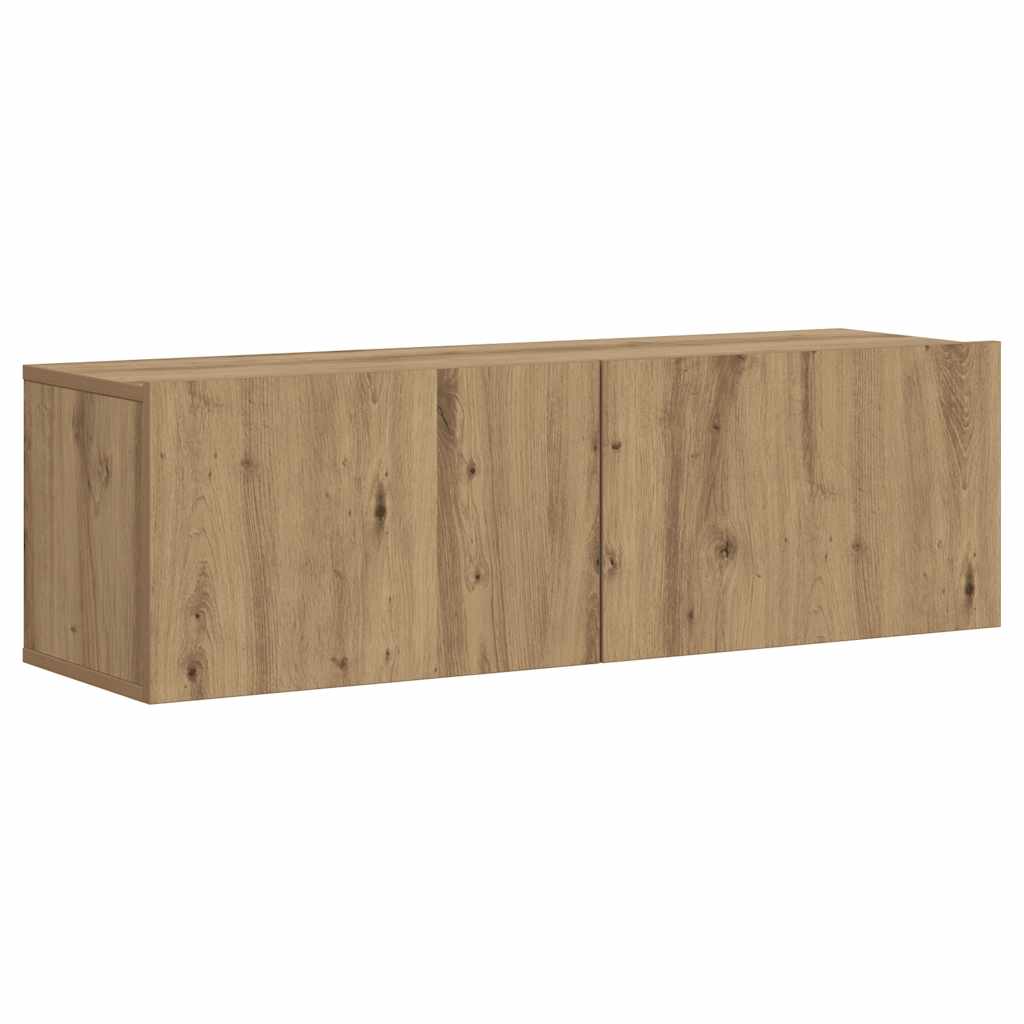 Ντουλάπι Τηλεόρασης Τοίχου Artisan Δρυς 100x30x30 εκ Επ. Ξύλο - Pakobazaar