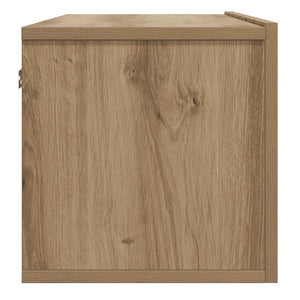 Ντουλάπι Τηλεόρασης Τοίχου Artisan Δρυς 100x30x30 εκ Επ. Ξύλο - Pakobazaar