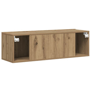Ντουλάπι Τηλεόρασης Τοίχου Artisan Δρυς 100x30x30 εκ Επ. Ξύλο - Pakobazaar