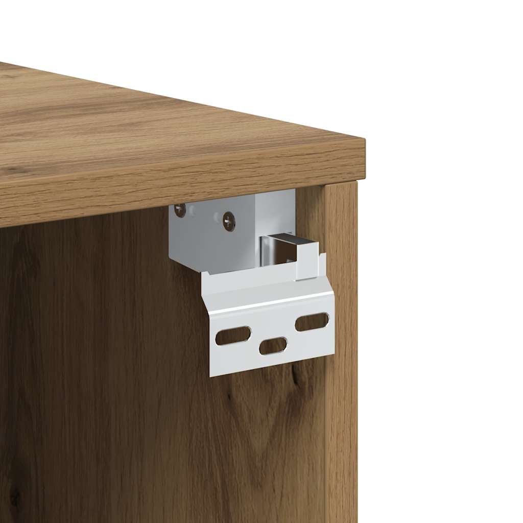 Ντουλάπι Τηλεόρασης Τοίχου Artisan Δρυς 100x30x30 εκ Επ. Ξύλο - Pakobazaar
