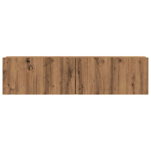 Ντουλάπι Τηλεόρασης Τοίχου Artisan Δρυς 120x30x30 εκ Επ. Ξύλο - Pakobazaar