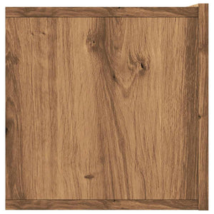 Ντουλάπι Τηλεόρασης Τοίχου Artisan Δρυς 120x30x30 εκ Επ. Ξύλο - Pakobazaar