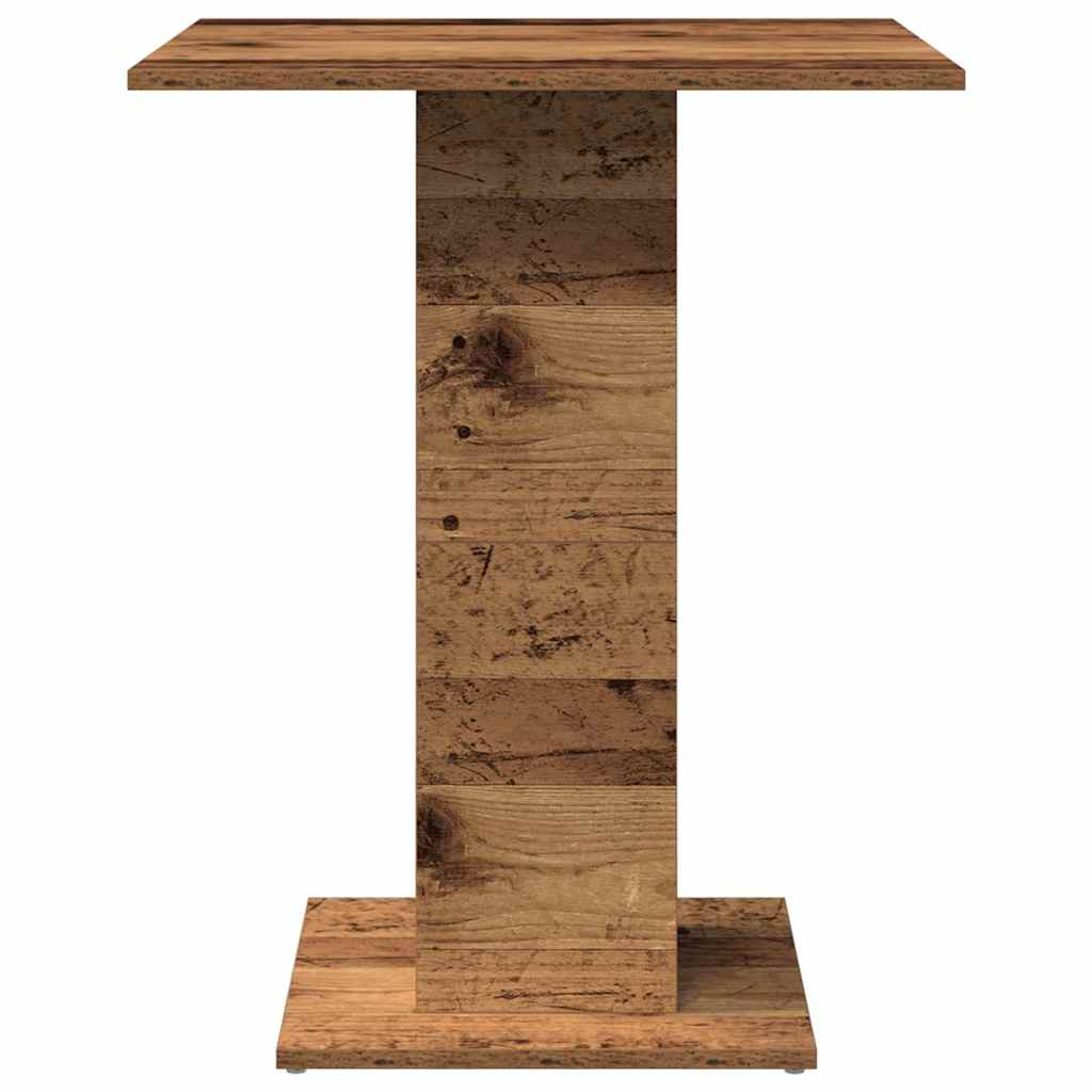 Τραπέζι Bistro Παλιό Ξύλο 60 x 60 x 75 εκ. Μοριοσανίδα - Pakobazaar