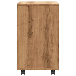 Side Table Artisan Oak 70x35x60,5 cm Κατασκευασμένο ξύλο