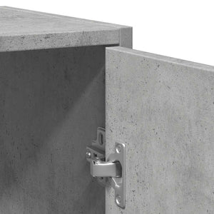 Ντουλάπι Νιπτήρα Μπάνιου Μπετόν Γκρι 60x33x60 εκ. Επεξ. Ξύλο