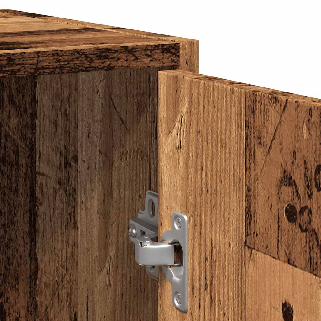 Ντουλάπι Νιπτήρα Μπάνιου Παλιό Ξύλο 60x33x60 εκ - Pakobazaar